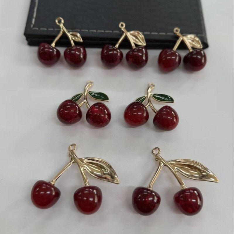 A39 Cross-Border Hot-Selling Cherry Pendant DIY Artificial Fruit Cherry Keychain Bag Earrings Jewelry Accessories A39 Cross-Border Hot-Selling Cherry Pendant DIY Artificial Fruit Cherry Keychain Bag Earrings Jewelry Accessories