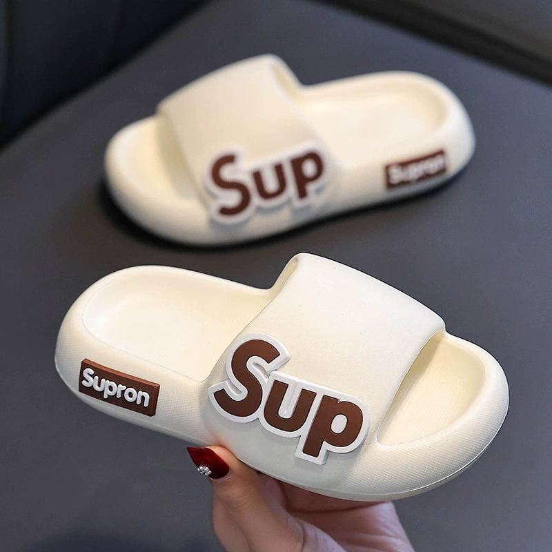 EVA топает на фекалии холодные тапочки для детей родителей и детей нескользящие в помещении