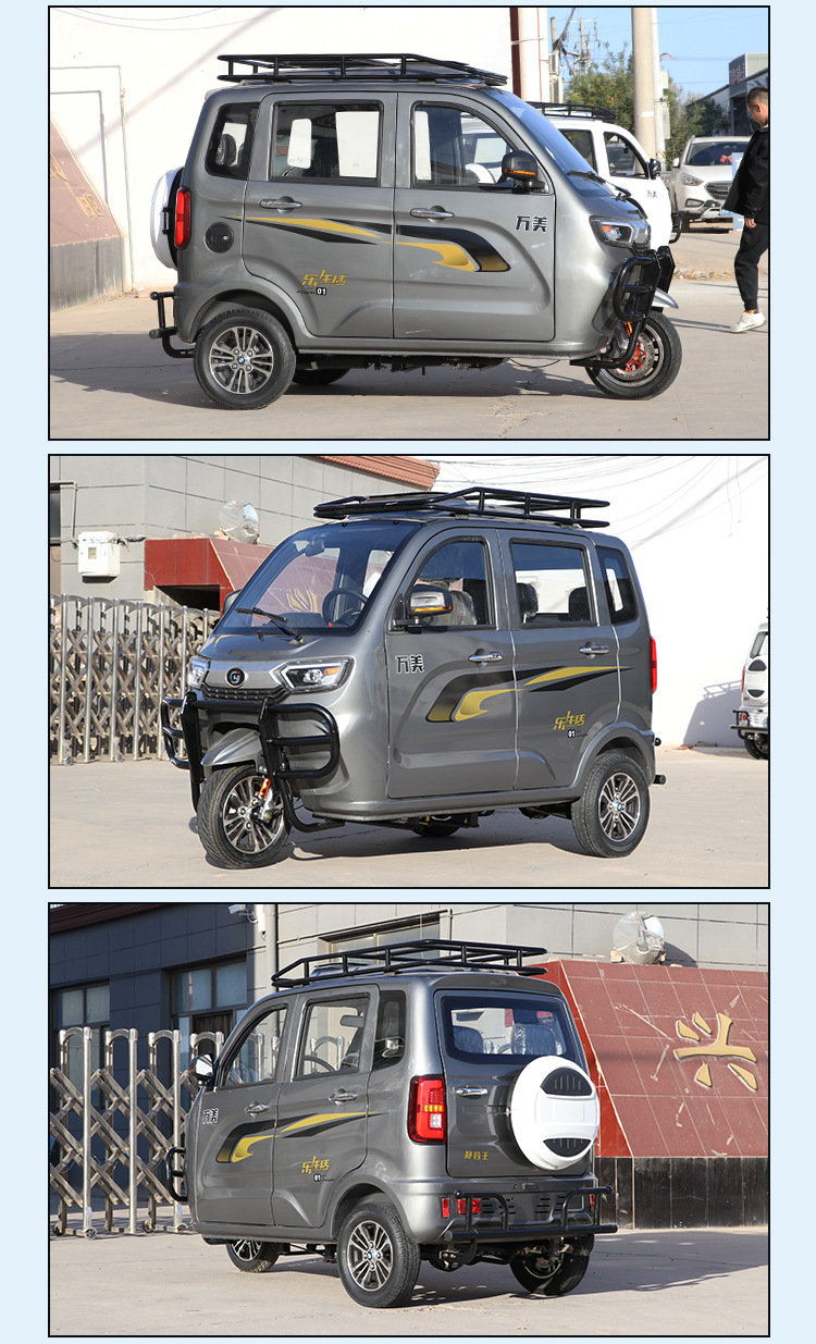 Best-Selling Three-Wheeled Fuel-Powered Dump Motorcycle for Home Use, Freight, and Agricultural Purposes with Zongshen Power Gasoline Engine