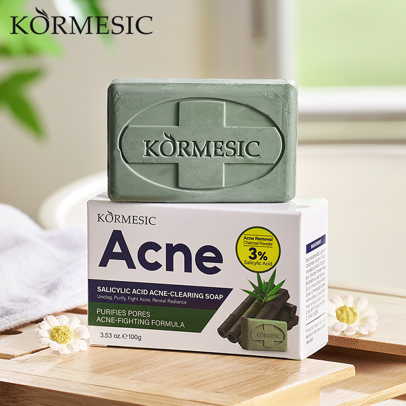 Cross-border full English salicylic acid soap KORMESIC Beauty Soap…