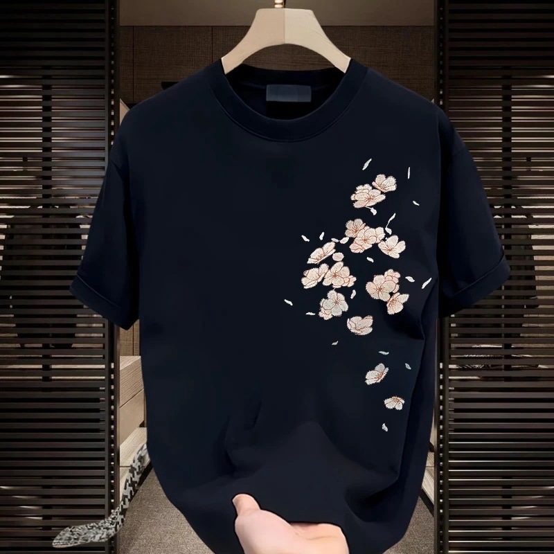 專供海外批發~重磅純棉短袖t恤男女同款夏季潮流寬鬆百搭情侶上衣