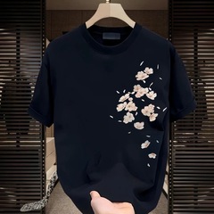 專供海外批發~重磅純棉短袖t恤男女同款夏季潮流寬鬆百搭情侶上衣