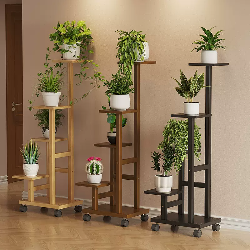 花架子多层新款室内花架客厅阳台置物架多肉植物托架可移动花盆架