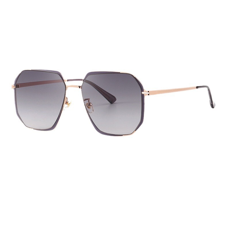Dolby Brand Rimless Large Frame High-Definition Nylon Sunglasses Fashionable Gradient Sunglasses Douyin Live Broadcast 7233