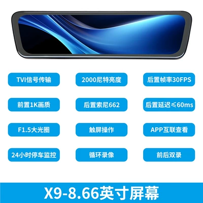 Changan Qiyuan Q07/E07/A07/A06/Q05 Driving recorder - no-card-need-to-bring-your-own-memory-card-single-lens-x9-866inch-2000-nits30-frames