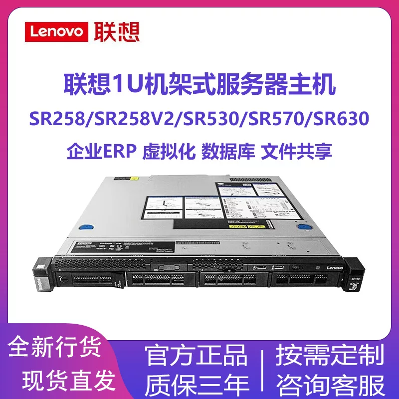 Подходит к Lenovo Lenovo ThinkServer SR258 1U rack-тип почта ERP принтер сервер