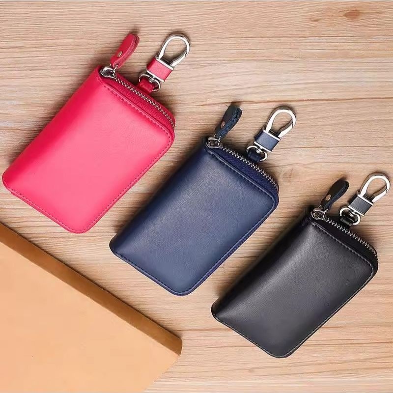 Factory Direct Sale Key Bag for Men, Zipper Bag, Large Capacity Car Key Bag, Business Waist-Hanging Convenient Key Bag for Women