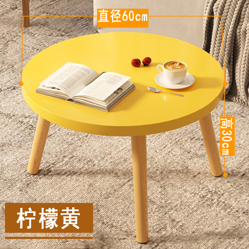 Mesa pequeña, dormitorio, mesa de lujo, mesa de té moderna, salón, ventana flotante doméstica simple, mesa redonda pequeña, madera maciza