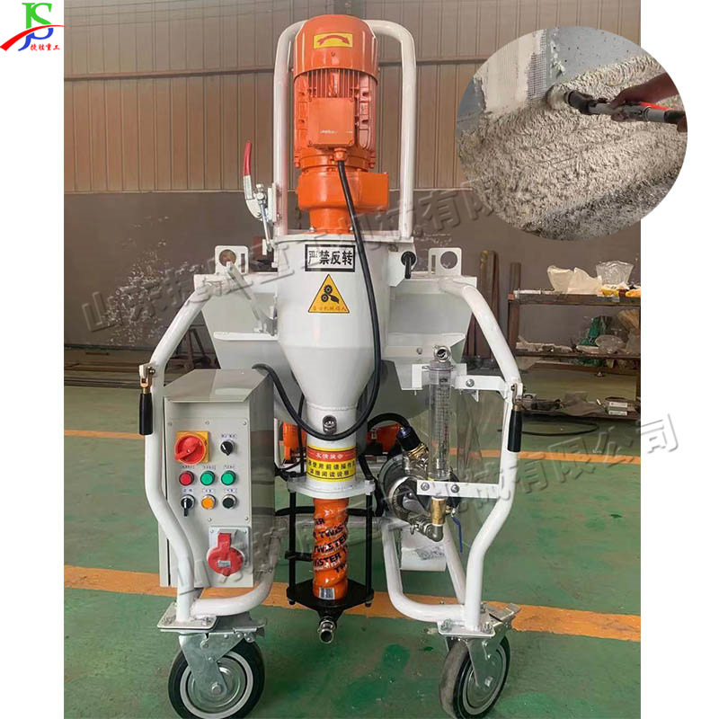 Máquina de pulverización de yeso totalmente automática, máquina de desbaste de mortero de cemento, máquina pulverizadora, máquina de cemento móvil tipo pistón image 1