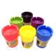 Wenzhou manufacturers luminous car ashtray plastic car ashtray double barrel shape