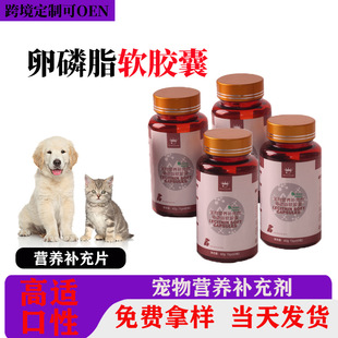 Universal Lecithin Soft Capsules for Dogs and Cats, High-Concentration Hair Beauty and Skin Care Nutritional Supplements, Pet Hair Shine Essence