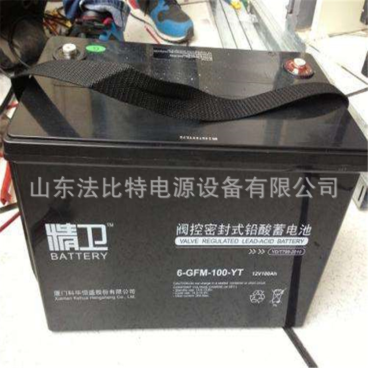 科华6-GFM-100-YT精卫免维护蓄电池12V100Ah UPS不间断电源