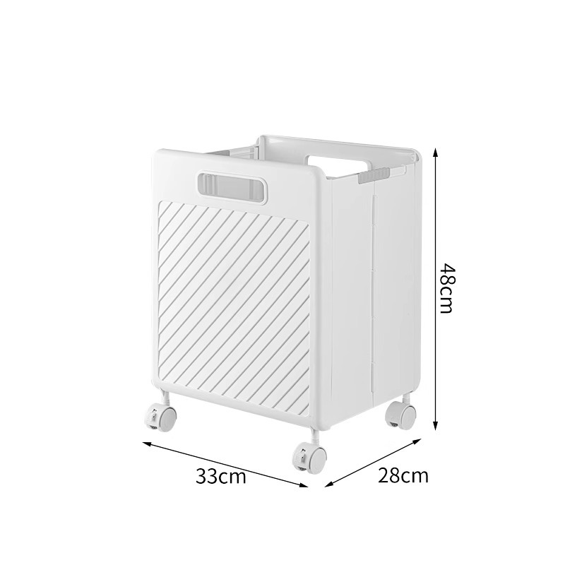Cesta de ropa sucia Cesta de almacenamiento de ropa sucia doméstica Cesta de lavandería Cesta de ropa de baño Cesta de ropa sucia plegable de gran capacidad image 14