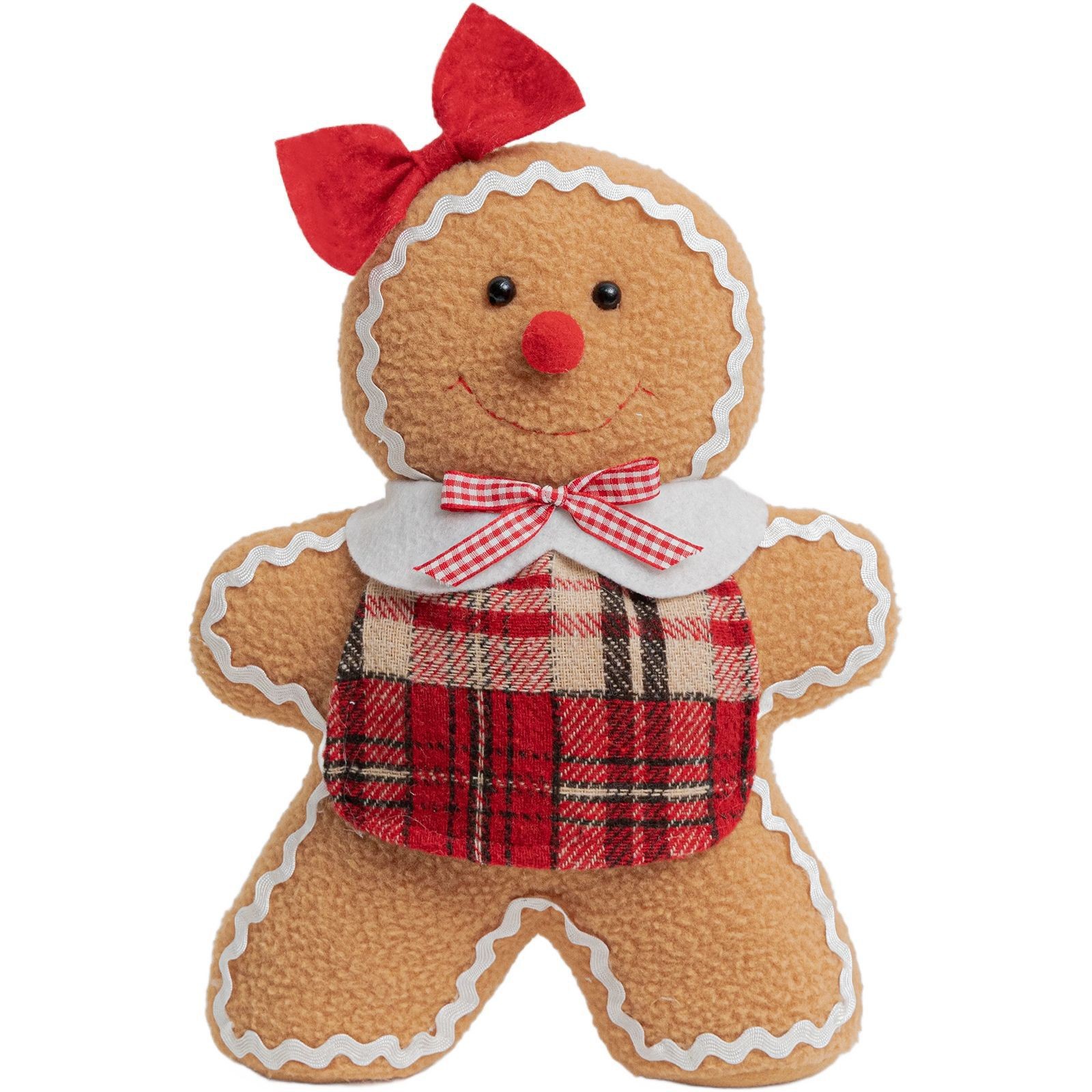 Muñecas de Navidad transfronterizas Gingerbread Man luminoso muñeca sin cara esquinilla adorable muñeca Rudolph decoraciones