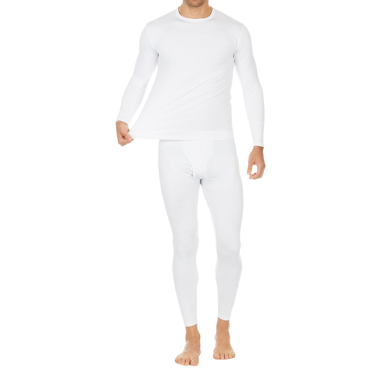 Amazon ropa de otoño de los hombres pantalones largos de ropa interior térmica de los hombres traje de primavera y otoño de color sólido apretado ropa de fondo