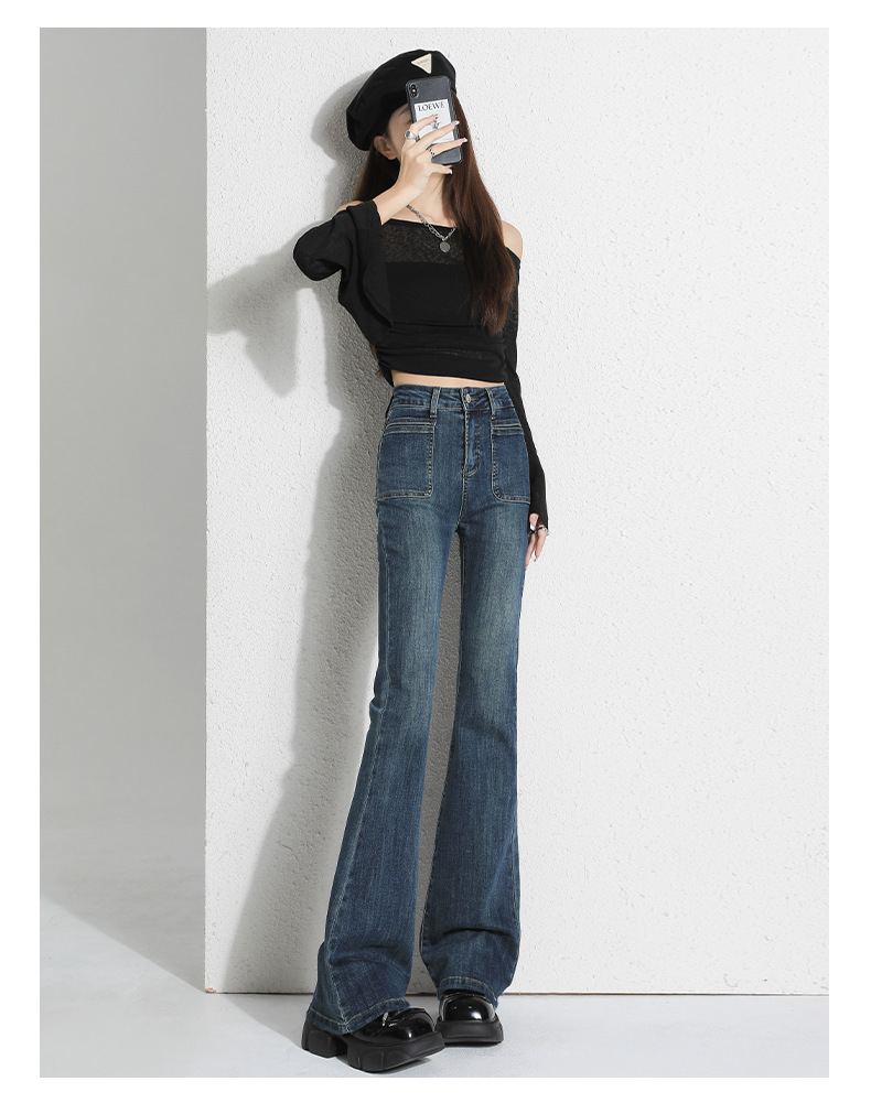 D6599 710K QUẦN NỮ DONTDG DÁNG ÔM BODY GỢI CẢM SEXY MÙA XUÂN THU ĐÔNG THỜI TRANG NỮ JEAN BÒ G02 SẢN PHẨM MỚI