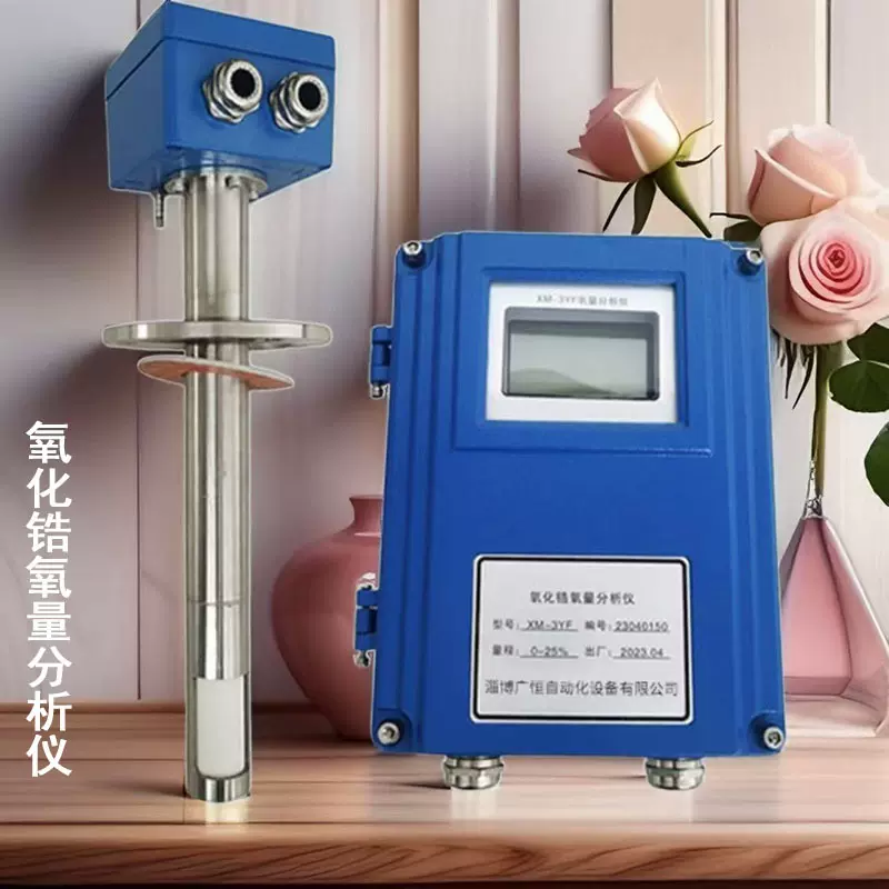 顺丰包邮氧化锆分析仪高精度氧气浓度检测仪锅炉烟道含氧量分析仪