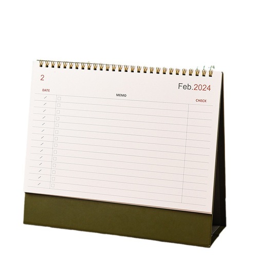 Customize 2024 Year Calendar Corporate Advertising Calendar Printing Rabbit Year Company Daily Hanging Calendar Business Office Desk Calendar
