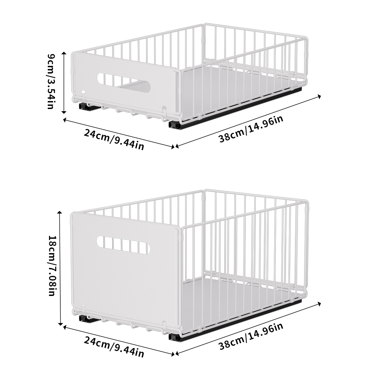 Estantería de almacenamiento interior de armario extraíble para armarios de cocina, armario profundo para el hogar, caja de almacenamiento desplegable, organizador multifuncional de especias