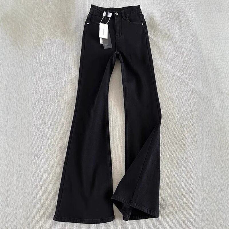 Design-Inspired Willow Leaf Cut Jeans for Men, American High Street Vibe, Premium Feel, Slim Fit, Narrow Version, Slightly Flared Long Pants