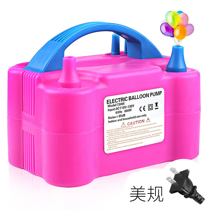 Bomba de bolas eléctrica Bomba de aire 73005 Máquina de soplado de globos Máquina de bolas de doble orificio 600W Sala de bodas Herramienta de soplado de globos