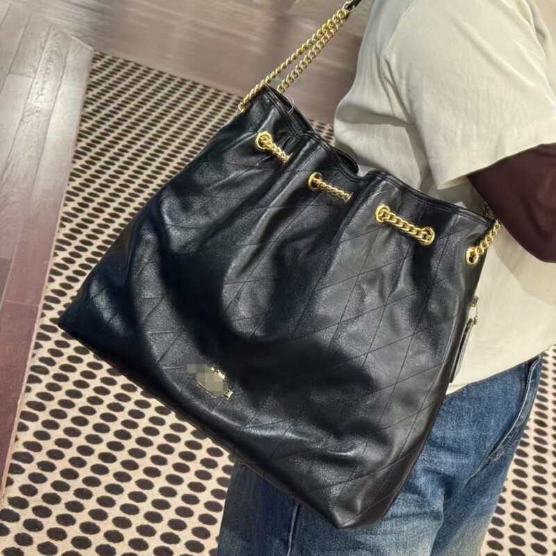 Evelyn Garbage Bag Armpit Bag Faye Drawstring Bucket Bag Quilted Hobo Chain Shoulder Satchel Tote Bag for Women Evelyn Garbage Bag Armpit Bag Faye Drawstring Bucket Bag Quilted Hobo Chain Shoulder Satchel Tote Bag for Women