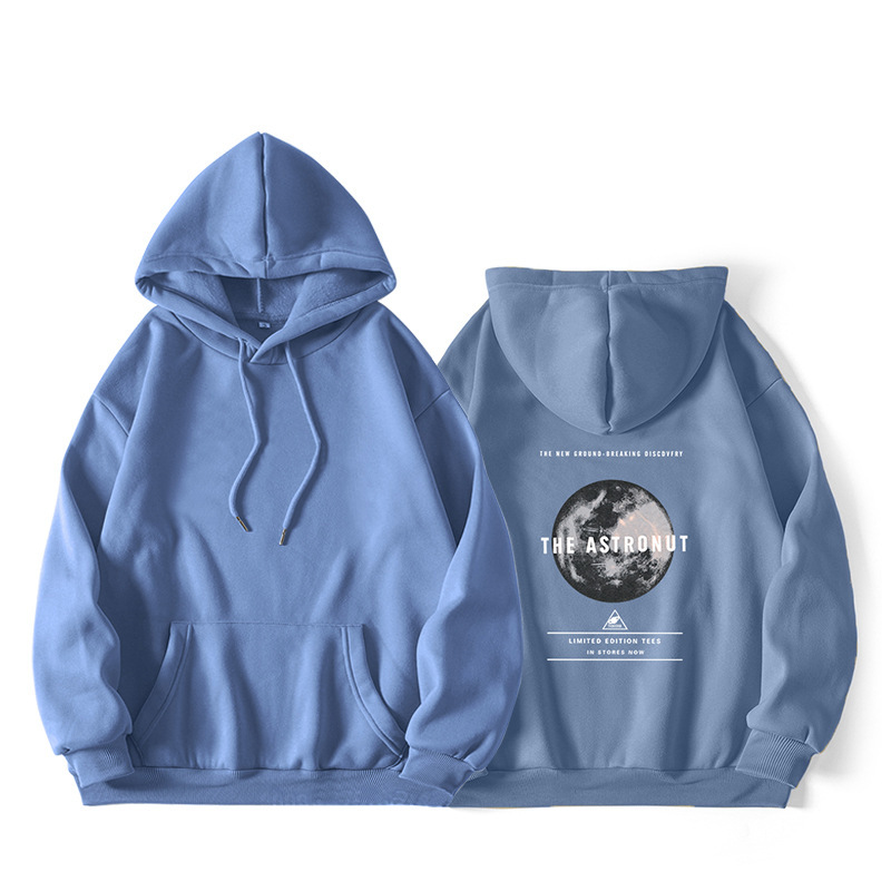 Blessyuki Harajuku Loose Graphic Hoodie Male Autumn Overseas