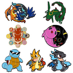 精靈卡通動畫滴油胸章徽章合金配飾別針服裝背包飾品外貿跨境胸針