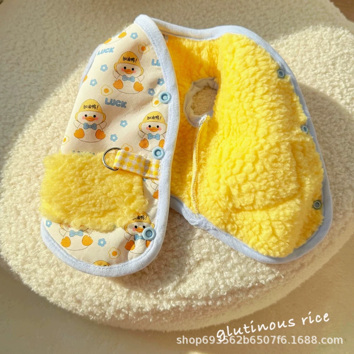 Мультяшная домашняя собака одежда собаки может буксировать кошку, чем медведя Тедди осенняя и зимняя одежда маленькая собака теплая шерсть жилет