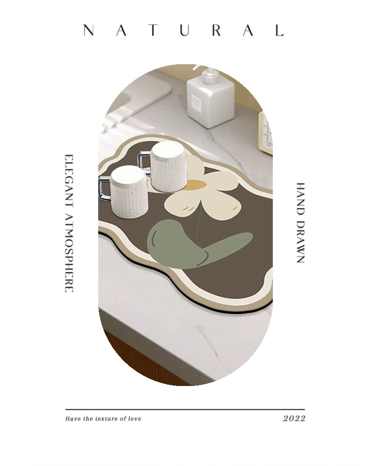 沥水垫,厨房沥水桌垫,杯垫,吸水垫