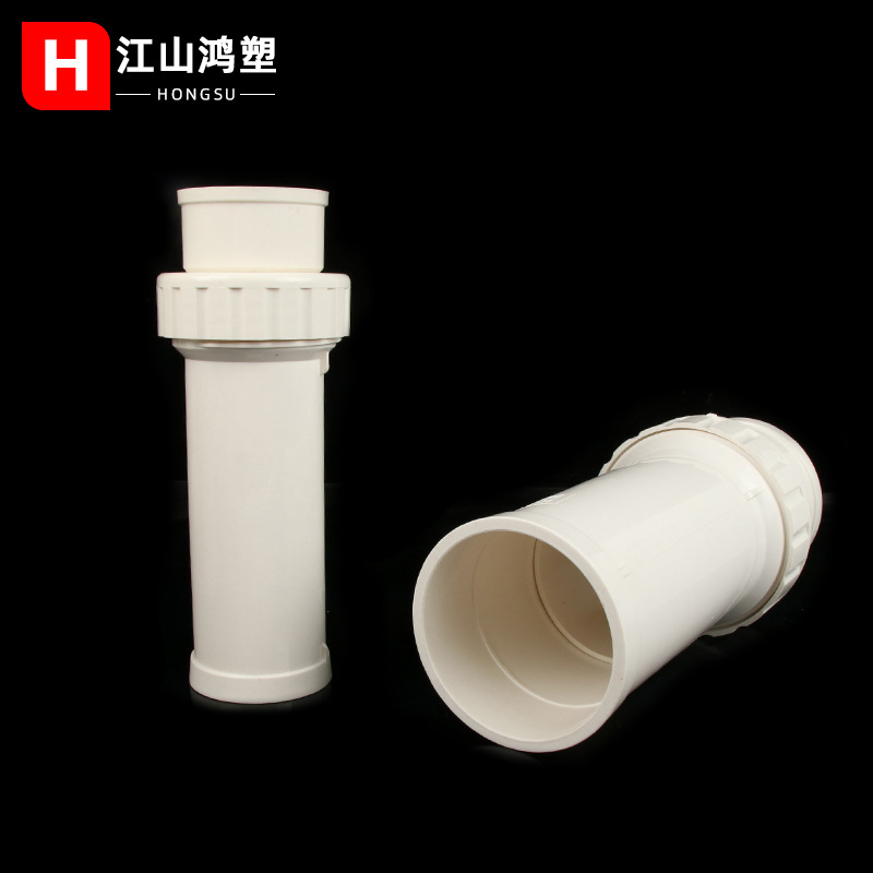 PVC Junta telescópica reparación de emergencia tubería directa 50 75 110 reparación de emergencia tee Reparación de tubería alargada estiramiento artefacto