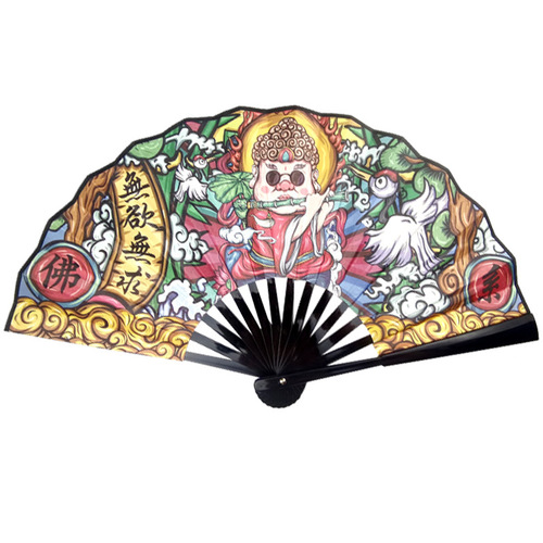 Ancient Dynasty 8-inch Student Style Plastic Fan with Silk Fabric, Folding Hand Fan, Wholesale Illustration Style Foldable Fan, Bar Dancing Fan