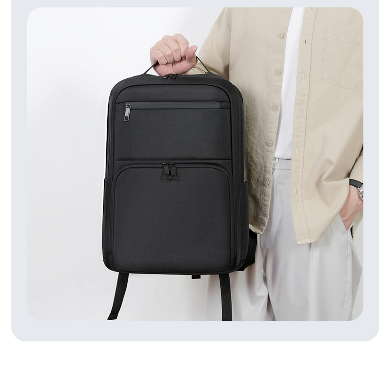 Cross-border airbag shockproof laptop backpack for men, high-end waterproof business backpack for men's commuting undefined