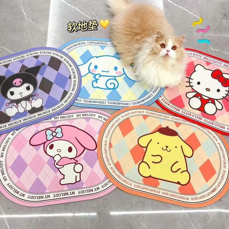 Sanrio diatom mud absorbent floor mat household bathroom non-slip door mat bathroom entrance door mat wholesale Sanrio diatom mud absorbent floor mat household bathroom non-slip door mat bathroom entrance door mat wholesale