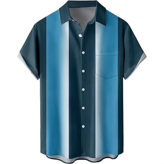 Cross-border Foreign Trade Summer New Large Size Men's Casual Fashion 3D Digital Printing Short Sleeve Shirt Men's One Piece Hair
