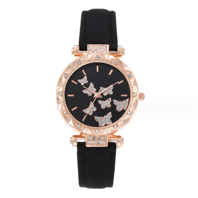 Casual Butterfly Buckle Quartz Women's Watches display picture 11