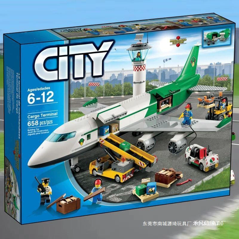 Lego, авиалайнер, большой самолёт, конструктор, игрушка