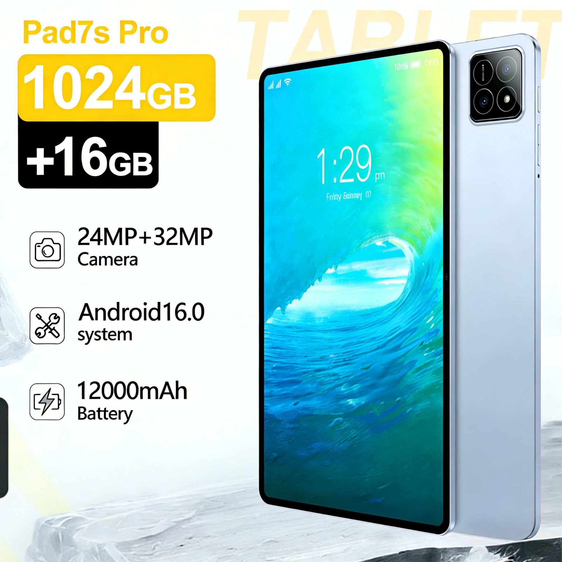 10.1inch Hot-Selling Tablet Computer Source Factory 4g Android Smart Device Exclusively for Cross-Border Trade Tk Yahoo Aliexpress