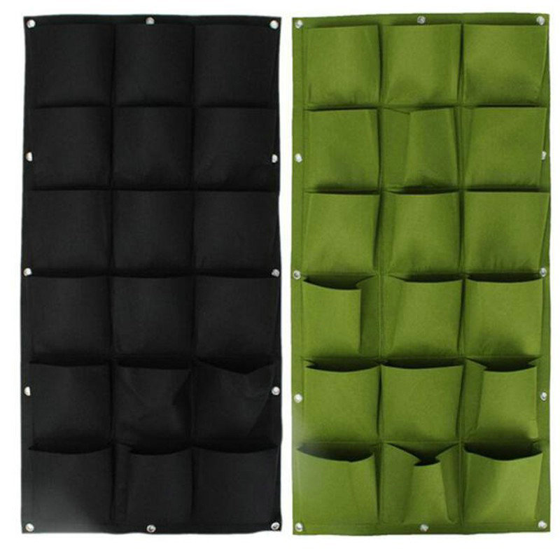 Bolsa de plantación vertical de fieltro no tejido, para pared verde, jardinería y protección de pendientes