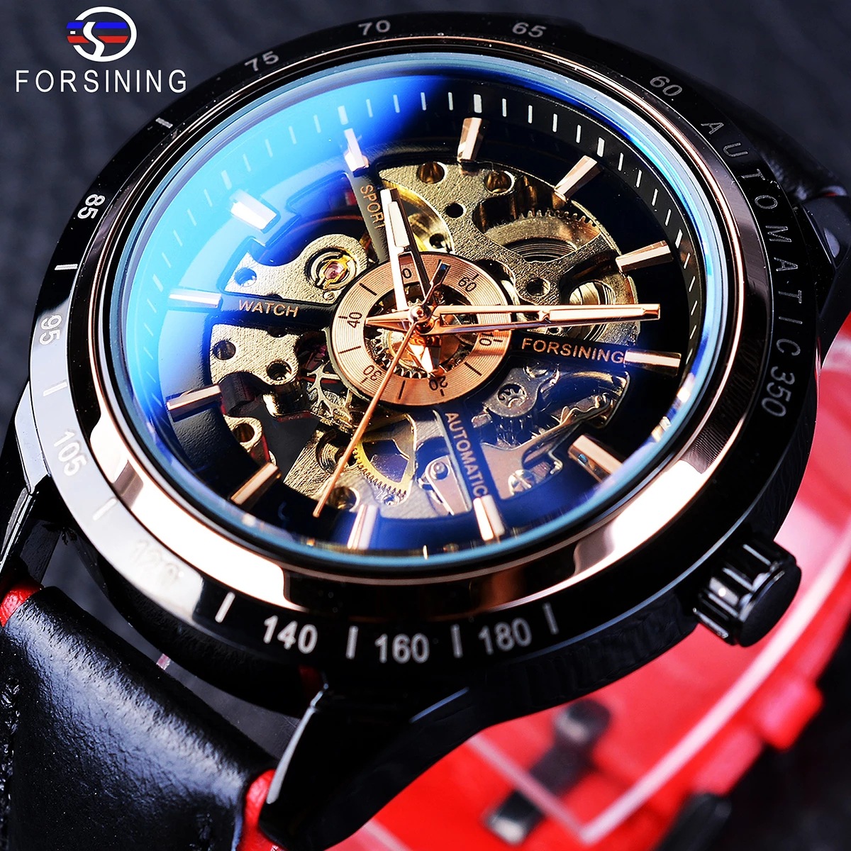 Forsining blue light glass mechanical watch for men's leisure sports hollowed out fully automatic mechanical watch is_voghion.com