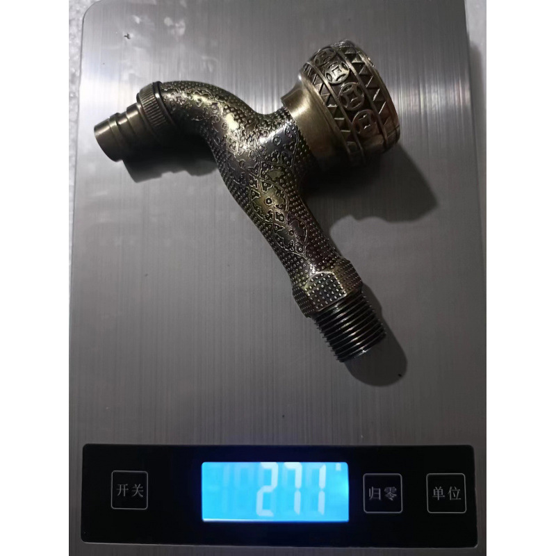 跨境复古入墙式龙型龙头洗衣机拖把池快开龙头复古仿古雕花4分水.|undefined