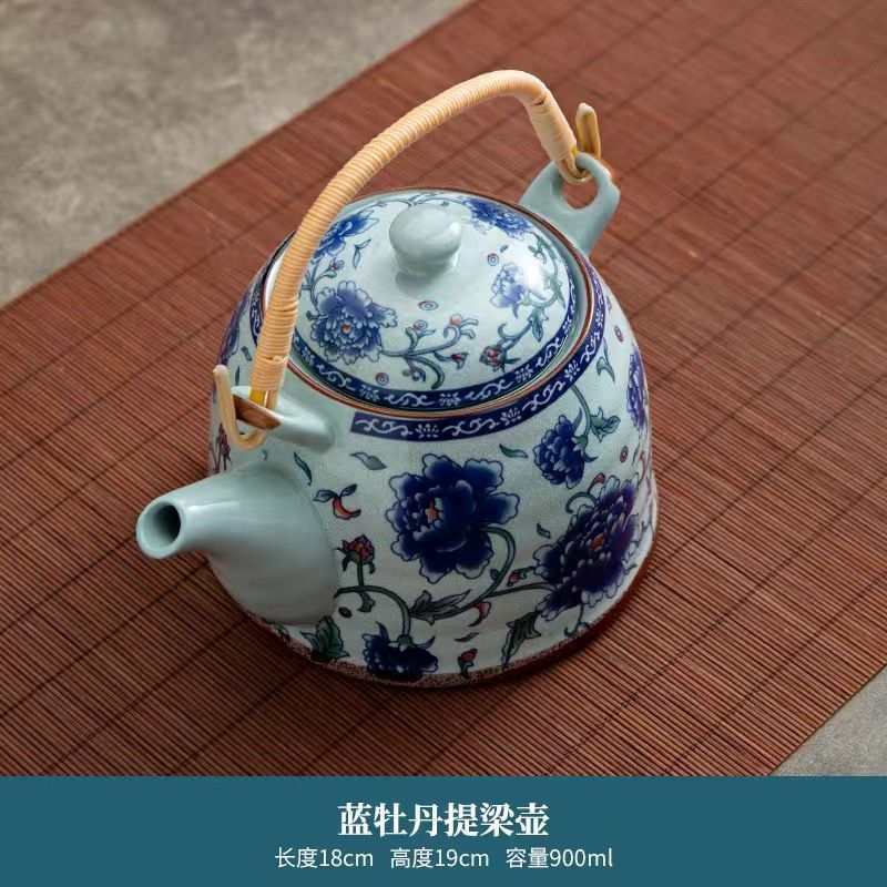 붉은 진흙 호박 주전자 550ml