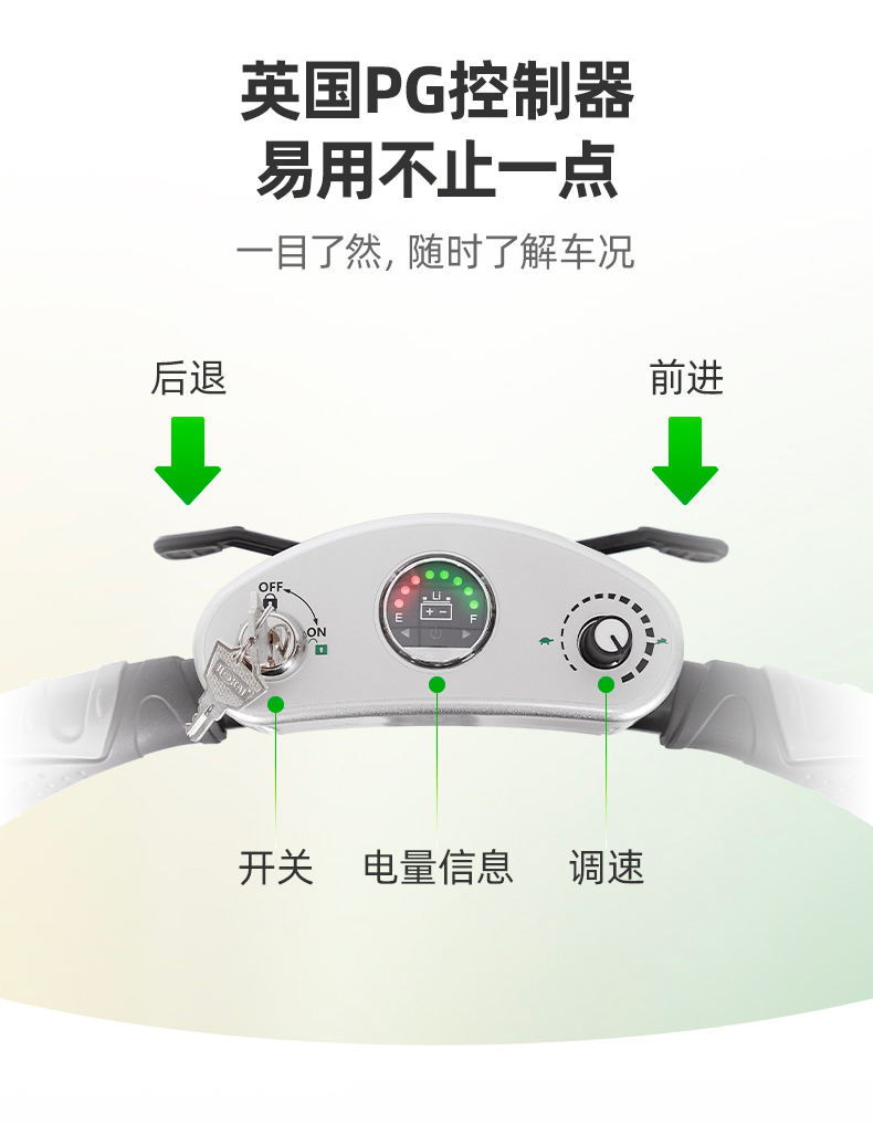 Golden Lily elderly scooter FDB05A four-wheel electric special battery car for disabled people folding moped