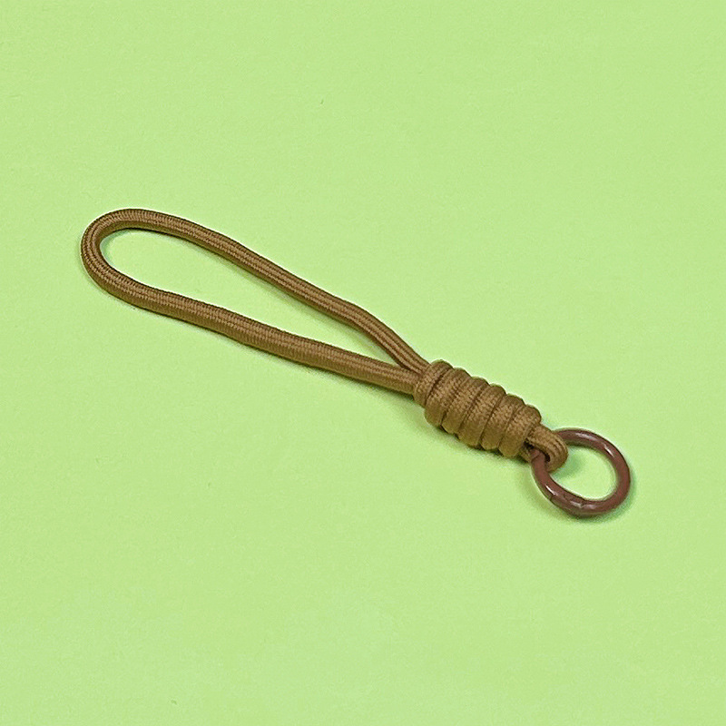 クリエイティブ携帯電話ストラップ diy キーホルダーアクセサリーカラフルなショートロープ人形携帯電話チェーンロープ紛失防止編組ロープ|undefined