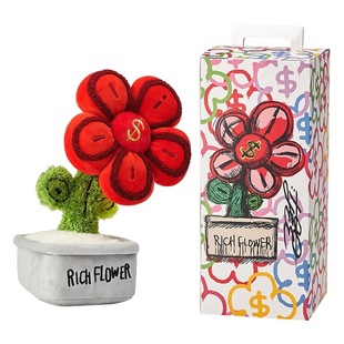 POP SUNDAY Joint Linnne & Li Yuyu Rich Flower Plush Fashion Art Hand Ornaments Present