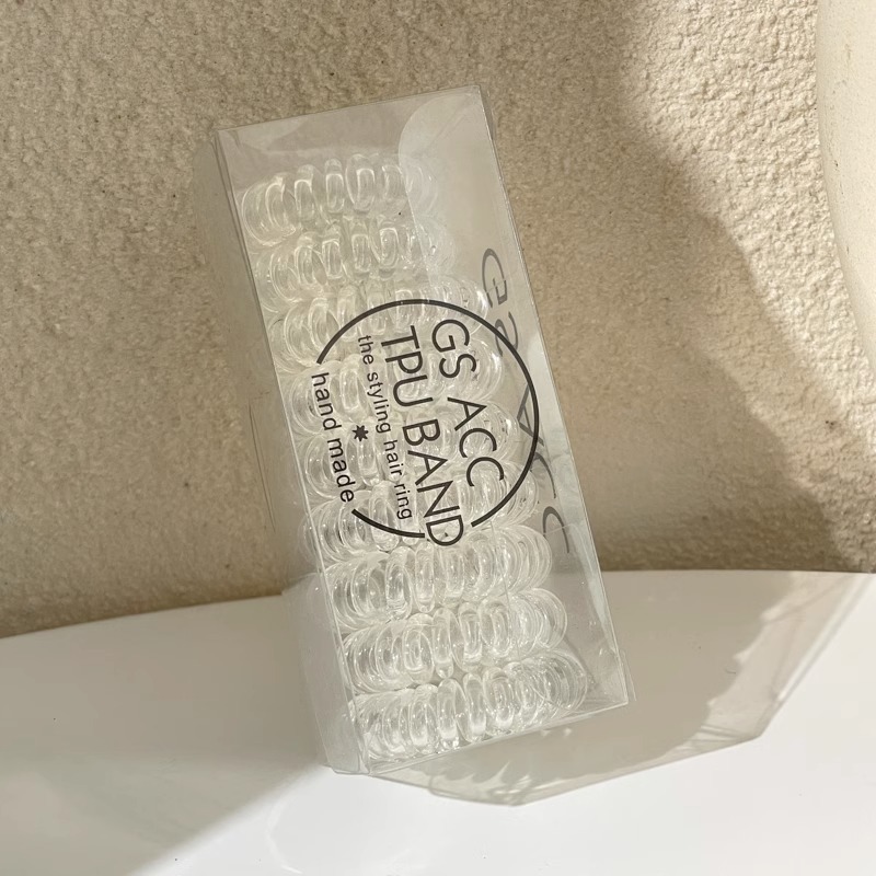 Línea telefónica bucle de cabello para mujeres 2025 nuevo alto valor facial de cabello de alta calidad cuerdas de cabello de banda de goma cuerdas de cuero al por mayor