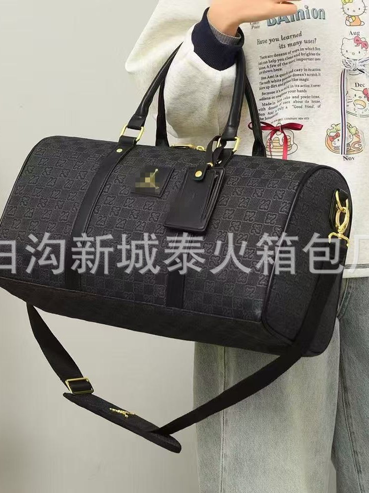 Fashion Trendy Brand Checkerboard Backpack Junior High School College Bag Travel Shoulder Crossbody Bag Men's and Women's Sports Backpack