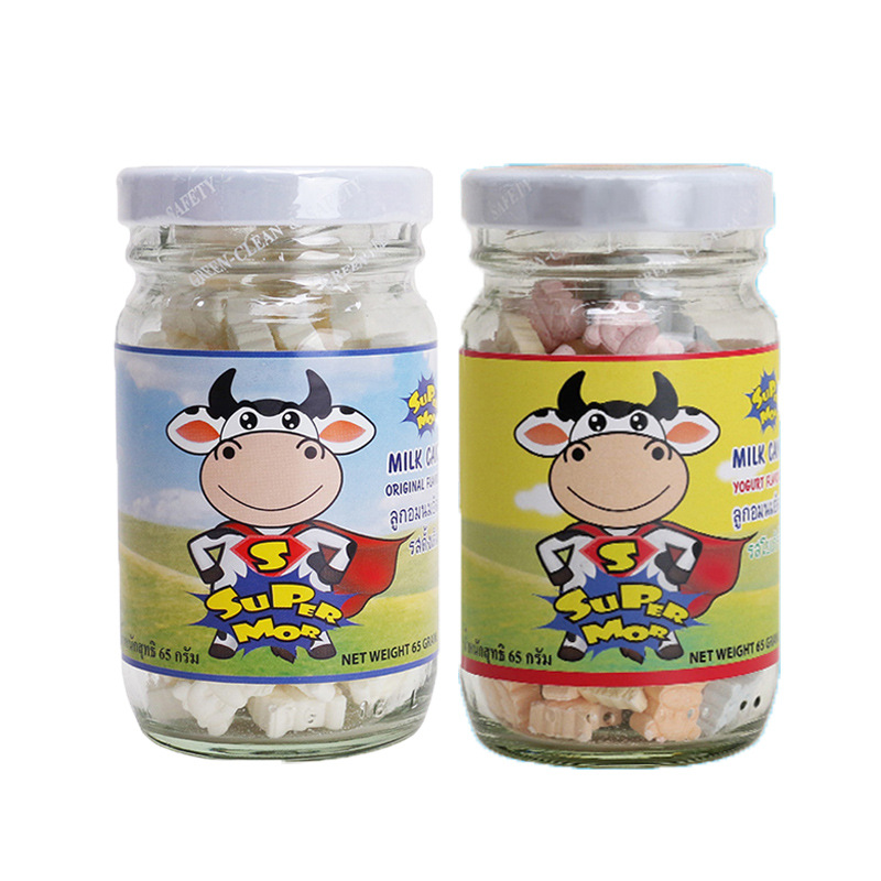 Thailand imported food Super Mor brand candy sweets, bottled candy, leisure children snack wholesale 65