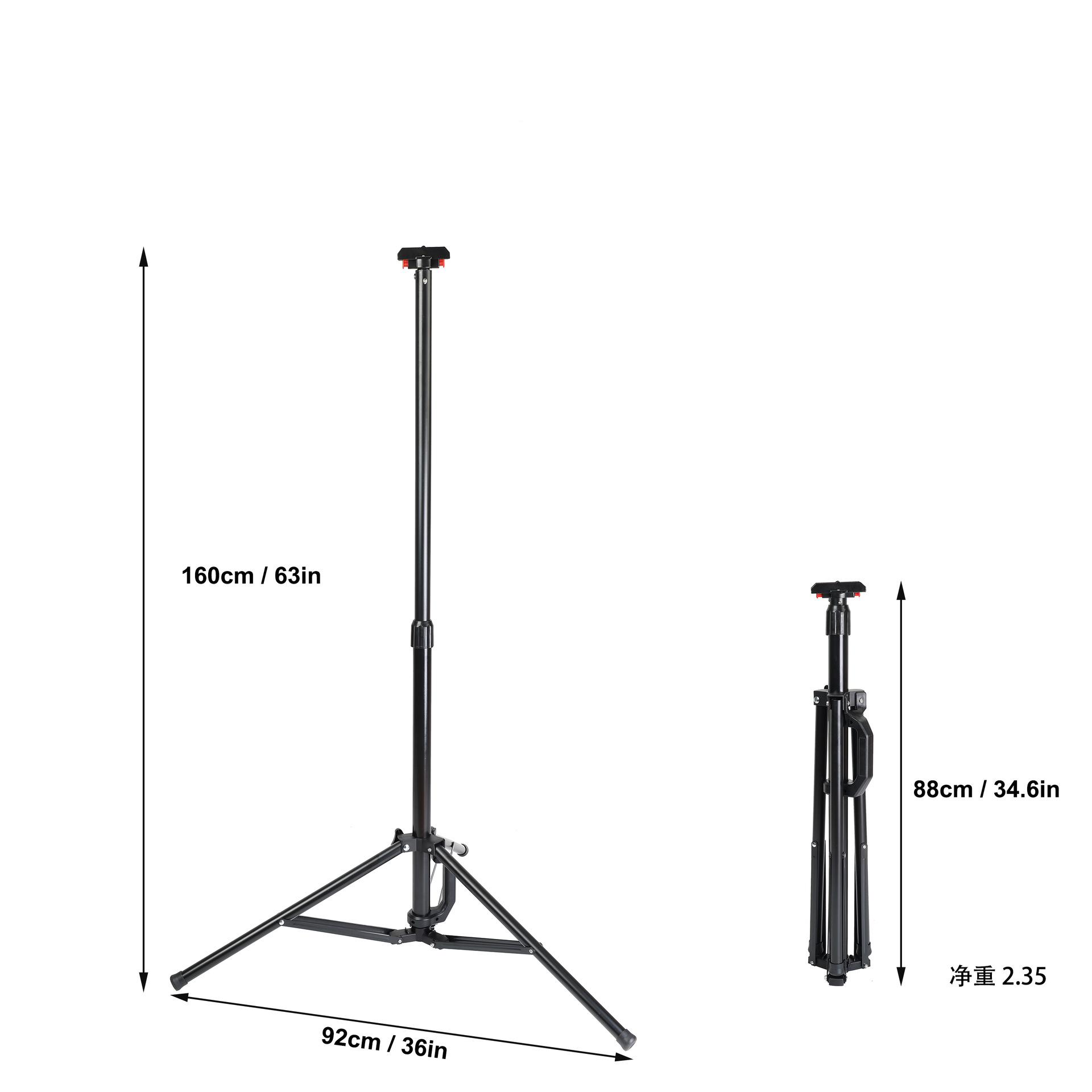 1.6m 퀵 릴리스 삼각대