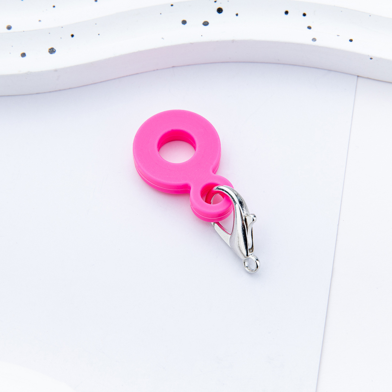 Transfronterizo DIY colgante de paja de silicona para 8mm - 10mm taza de agua colgante de paja de silicona fábrica directa